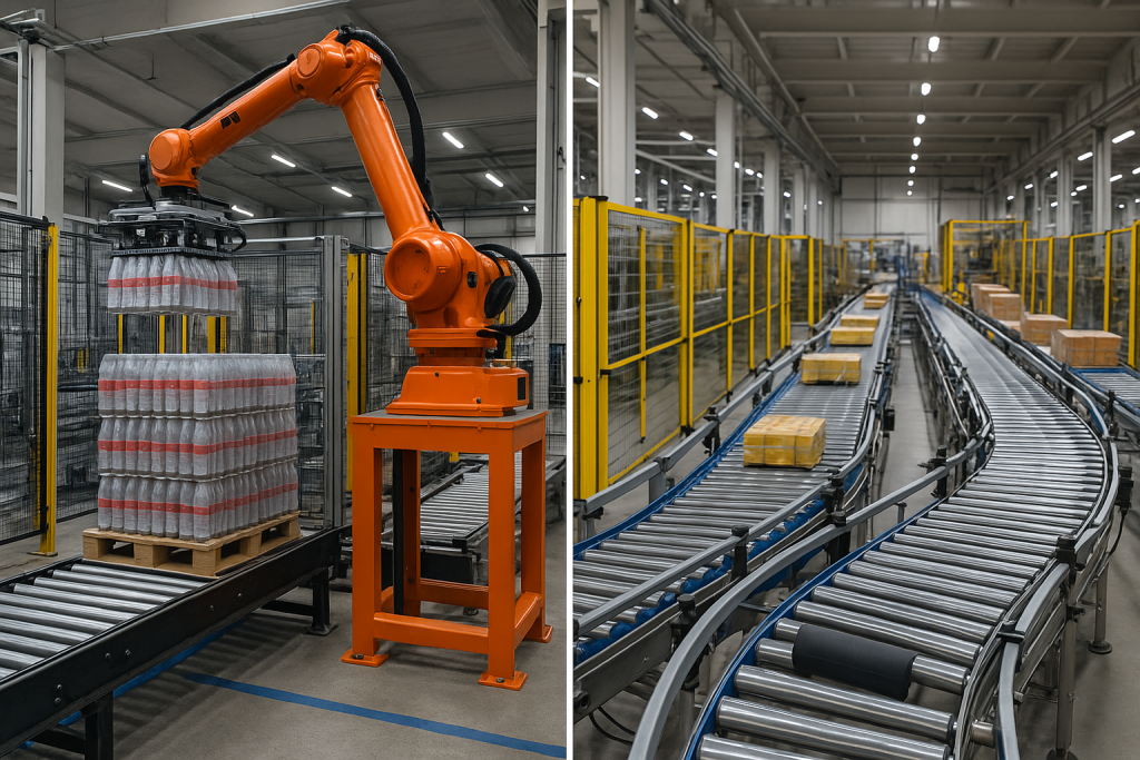 palettizzazione-automatica-fardelli-robot-anthropomorph-techcab Sistema di palettizzazione automatica con robot antropomorfo per fardelli